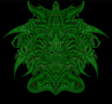 Creation of absorbing green: Step 20